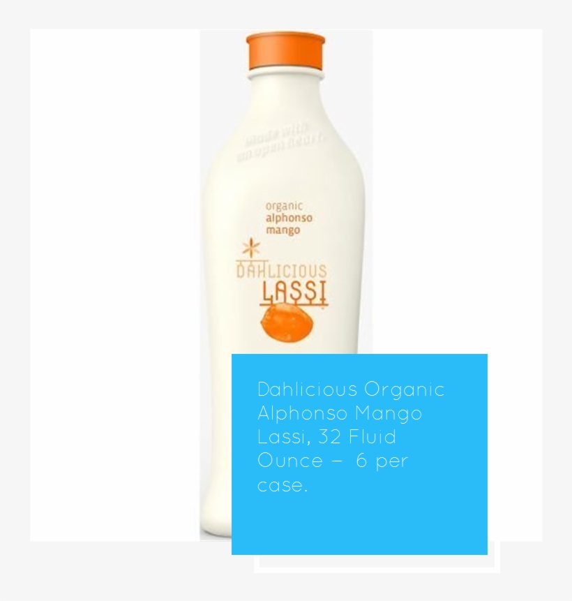 Dahlicious Organic Alphonso Mango Lassi, 32 Fluid Ounce - Plastic Bottle, transparent png download