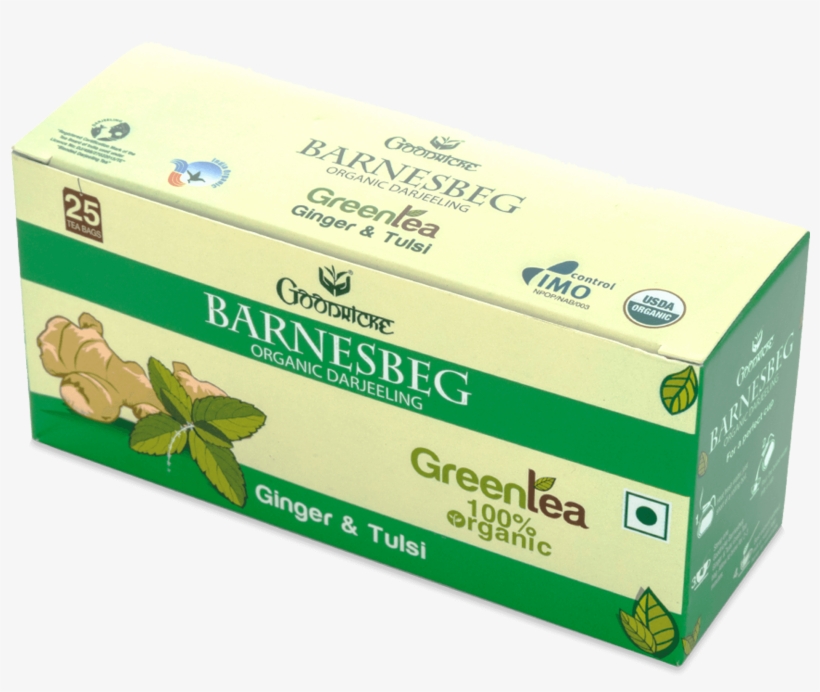 Barnesbeg Tea Bags Ginger & Tulsi - Box, transparent png download