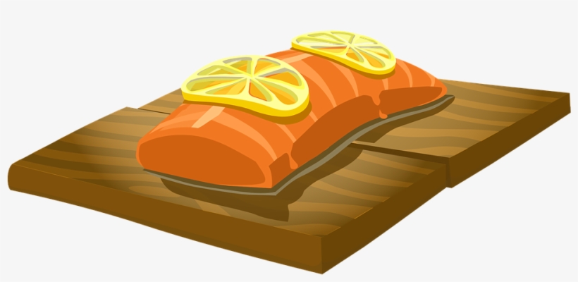 Steamed Fish With Ginger & Spring Onion - Smoked Salmon Clipart, transparent png download