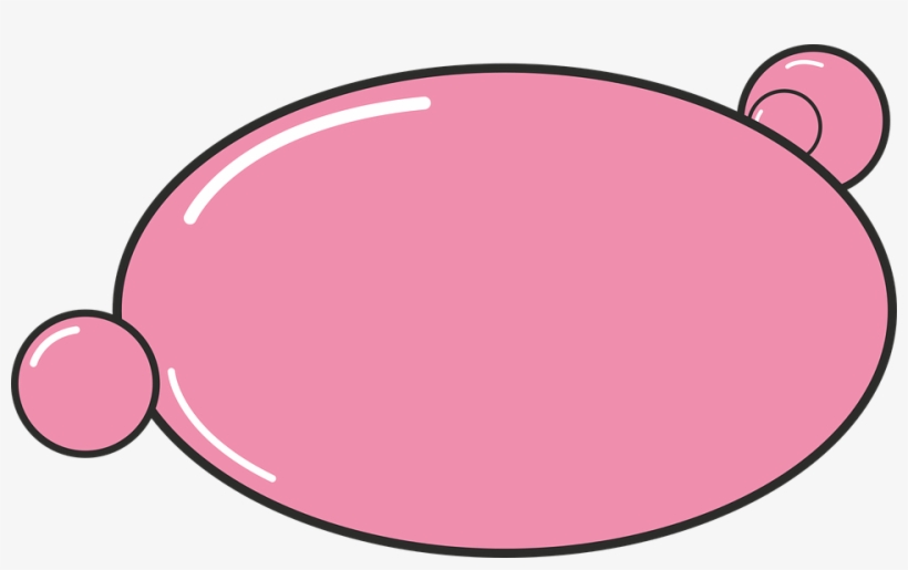 Bubblegum, Pink, Bubble, Gum, Candy - Pink Bubble, transparent png download