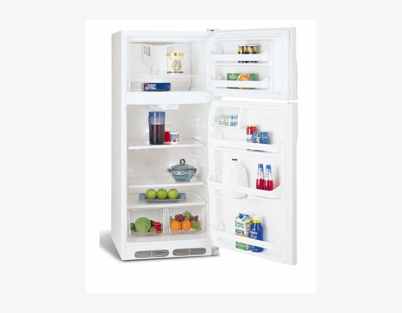 18 Cu Ft Top Mount Refrigerator - Frigidaire Frt17g5csb Top Freezer Refrigerator - 28", transparent png download