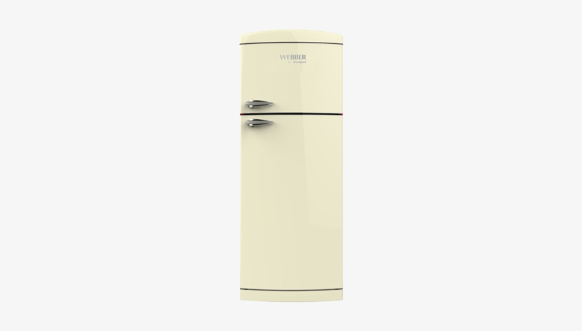 70cm Retro Fridge Freezer - Refrigerator, transparent png download