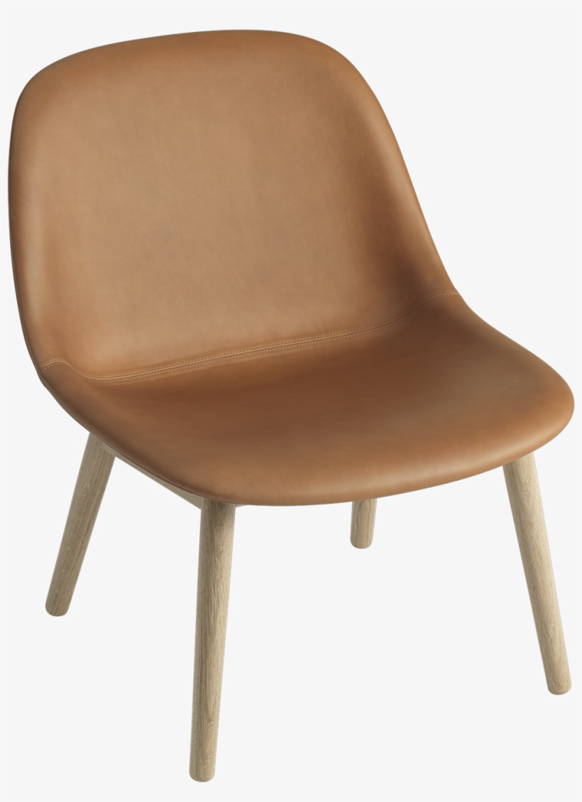 Fiber Lounge Chair Wood Base - Fiber Lounge Muuto, transparent png download