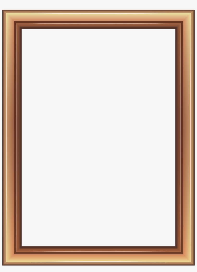 Transparent Classic Brown Frame Png Image Transparent PNG - 6012x8000