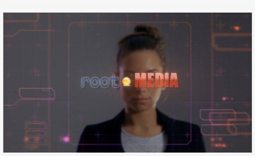 Girl Finger Tap Hologram - Girl, transparent png download