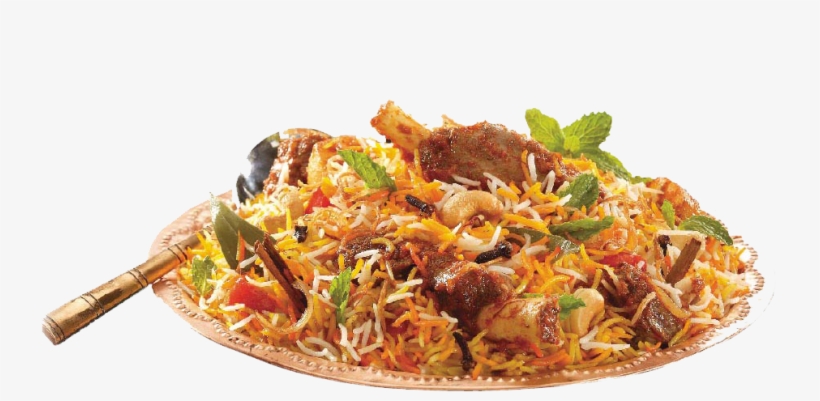 Mutton Biryani Plate, transparent png download