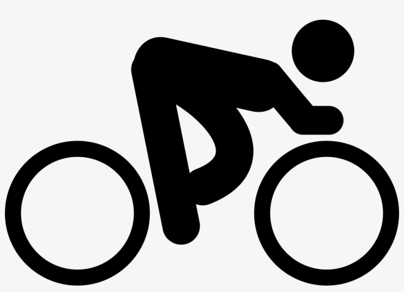 Person Riding A Bicycle Comments - Person Riding A Bike Icon, transparent png download