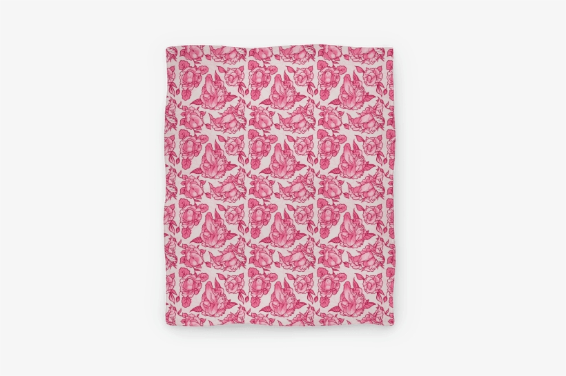 Floral Penis Pattern Pink - Floral Penis Pattern Teal Tote Bag: Funny Tote Bag, transparent png download