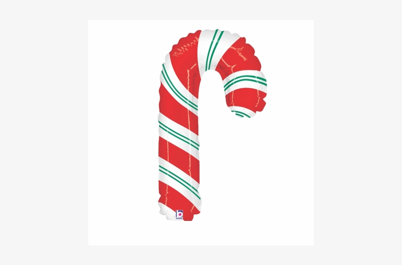36cm Mini Shape Foil Candy Cane - Heat Sealer, transparent png download