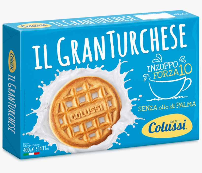 Il Nuovo Granturchese Colussi - Palm Oil Free Biscuits, transparent png download