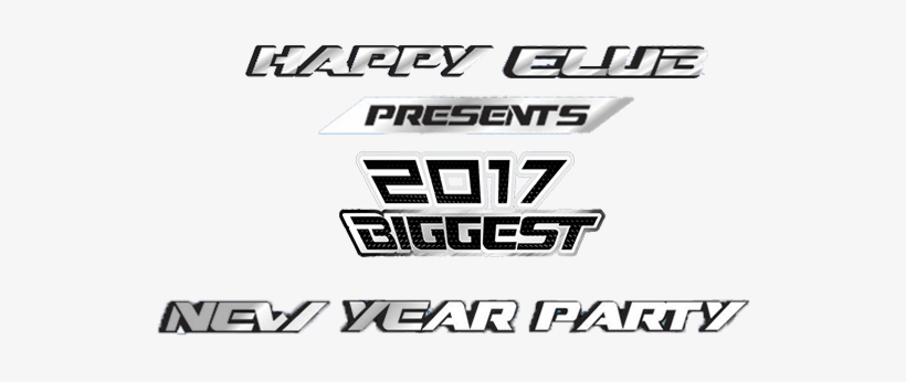 Happy Club Successfully Celebrating 3rd Year New Year - Party, transparent png download