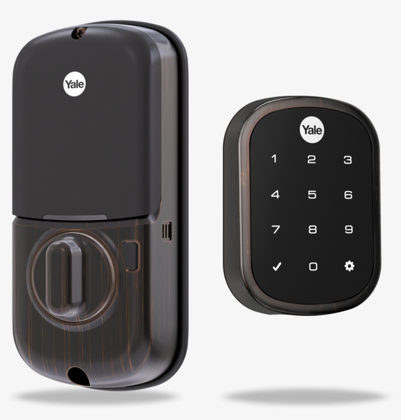 Yale Real Living Yrd256 Nr 613 Assure Lock Sl Key Free - Yale Real Living Assure Lock Key-free Touchscreen Deadbolt, transparent png download