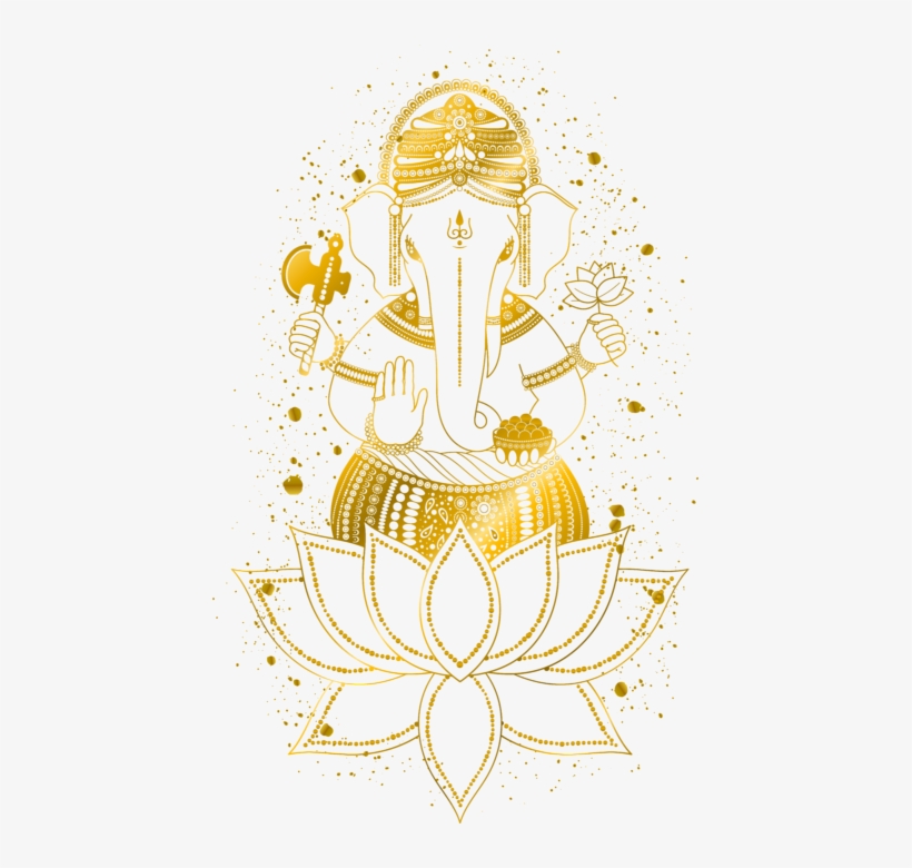 Click And Drag To Re-position The Image, If Desired - Ganesha Black And White, transparent png download