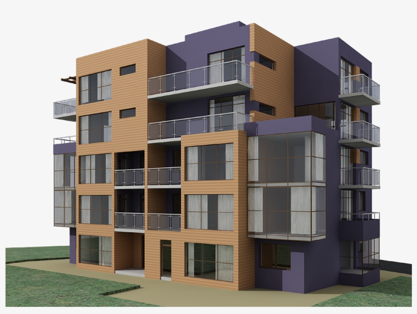 Енергийна Ефективност На Блок - Residential Building Png, transparent png download