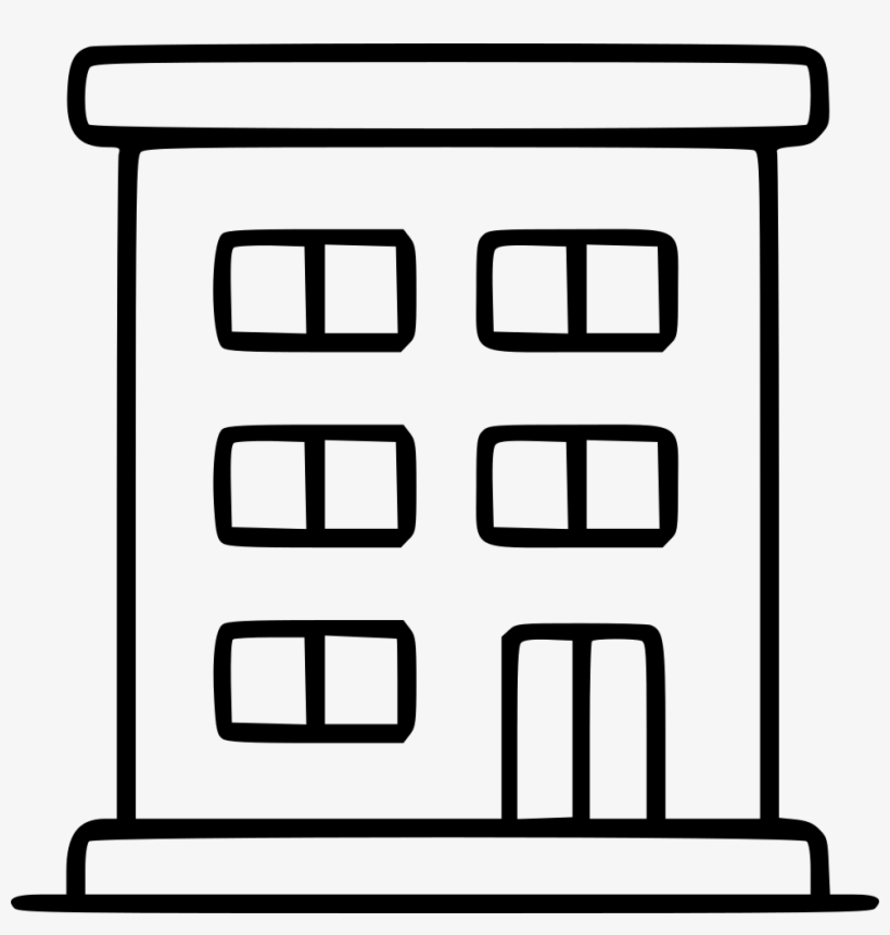 Residential Building Property Estate Housing Apartment - Building, transparent png download