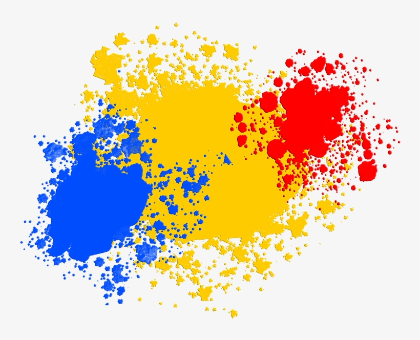 Embroidery, Dab, Color, Spray, Colorful, Pattern - Warna Png, transparent png download