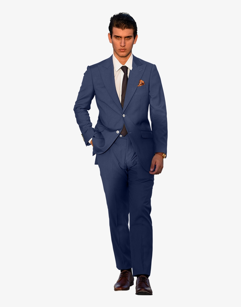 The Regal Navy Suit - Suit, transparent png download