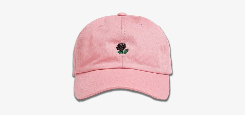 Pink Hat - Brand New Rose Dad Hat Drake Custom Sanpback Flower, transparent png download