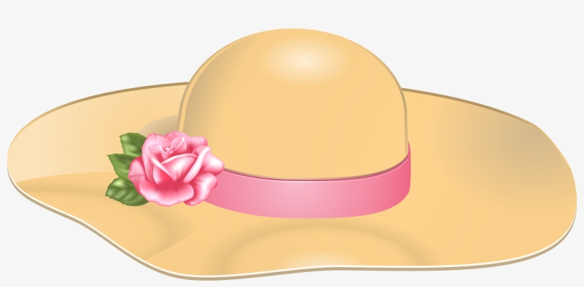 Ladies Hat With Ribbon Clipart, transparent png download