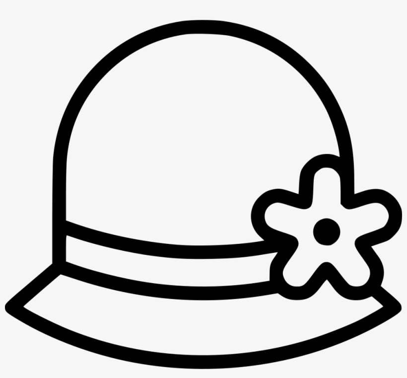 Hat Flower Women Fashion Garment Comments - Clothing, transparent png download