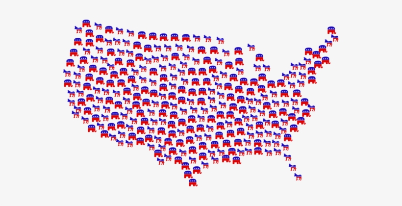 United States Of America Diwali - Democrat Party Donkey Flip Flops, transparent png download