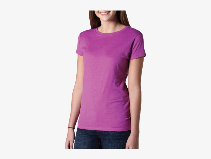 Women T Shirt - Girl, transparent png download