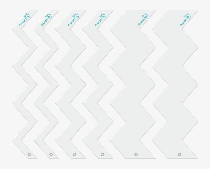 Chevrons Designer Template Fun Border Set - Tuffet, transparent png download