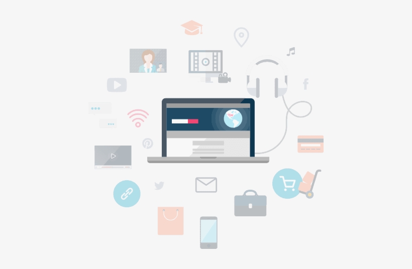 Com Connections Image - Internet, transparent png download