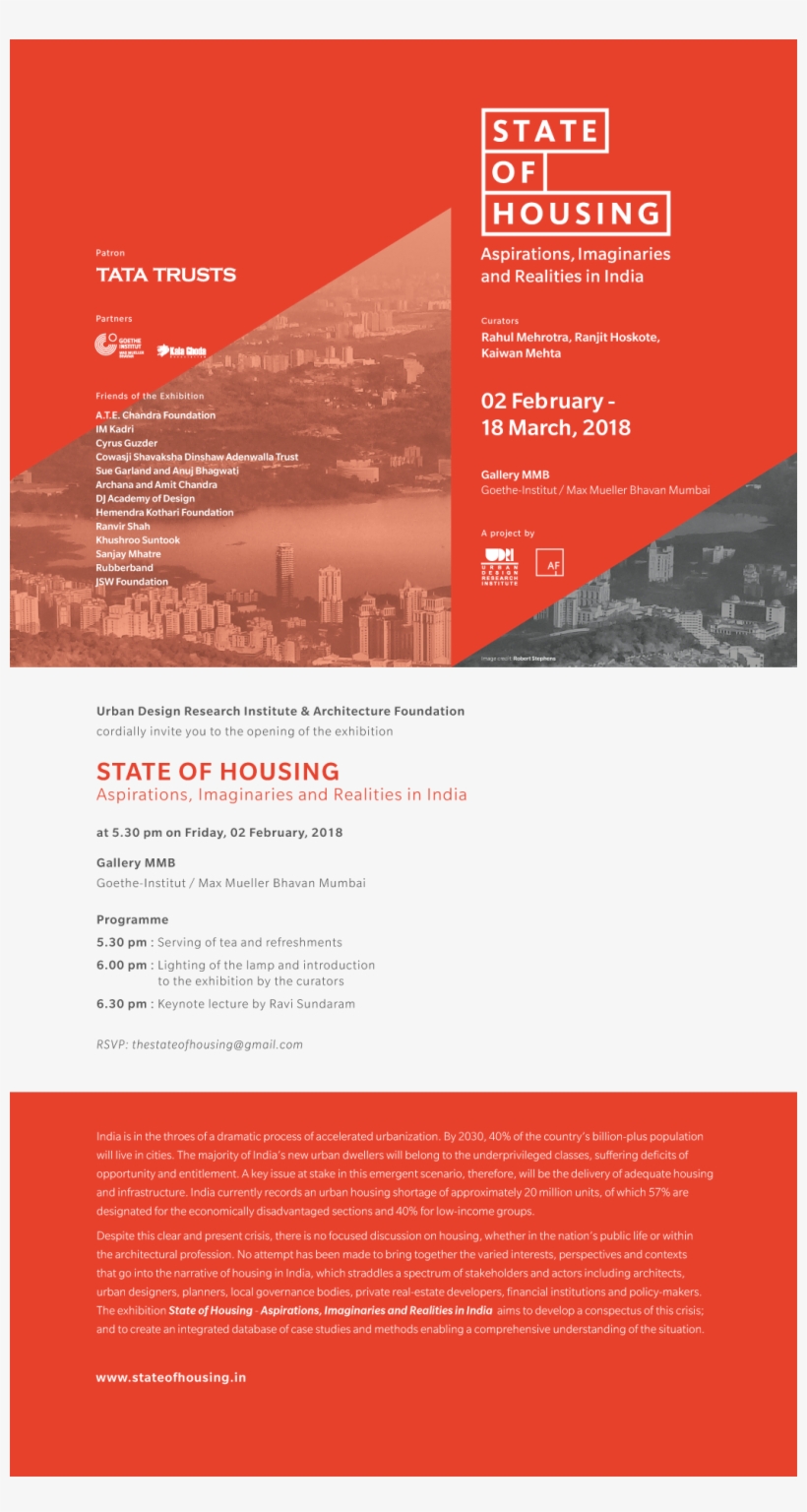 State Of Housing Aspirations, Imaginaries And Realities - Brochure, transparent png download