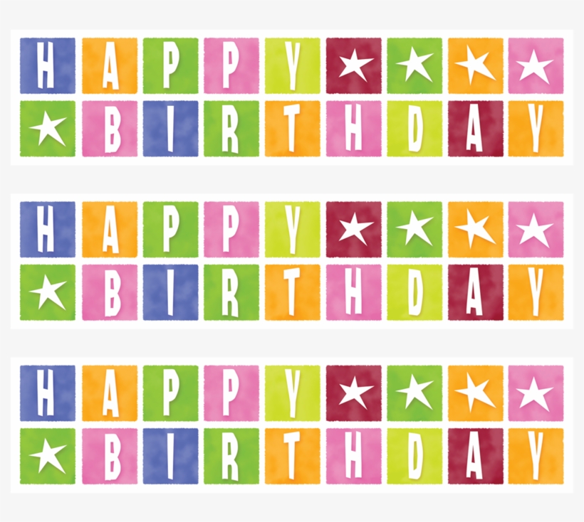 Photocake Edible Cake Banding - Birthday, transparent png download