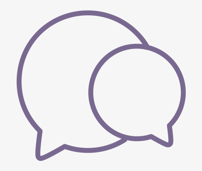 Speechbubbles Purple, transparent png download