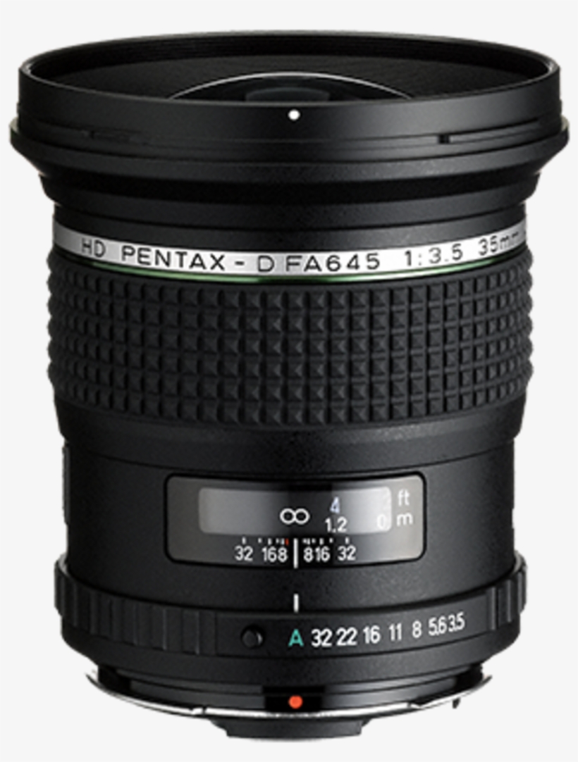 Pentax 35mm F/3 - Pentax Hd D-fa 645 35mm F/3.5 Al [if] Lens, transparent png download