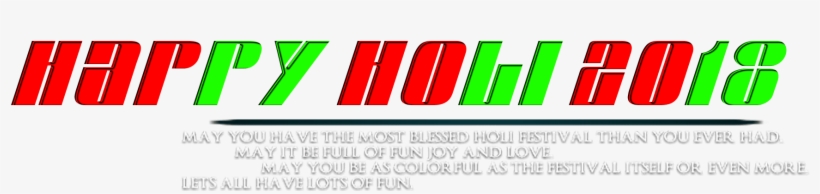 Happy Holi Png Happy Holi Png - Text, transparent png download