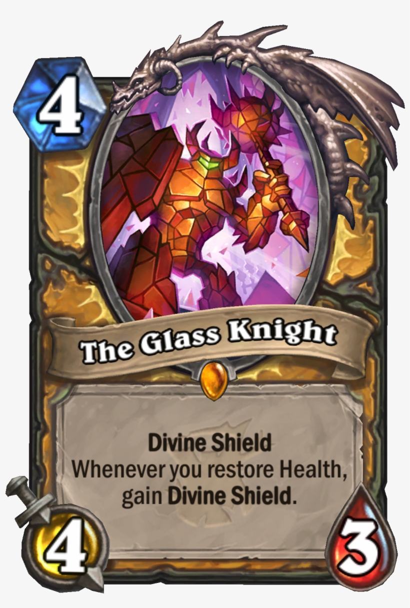 Paladin Gil 817 Engb Theglassknight - Glass Knight Hearthstone, transparent png download