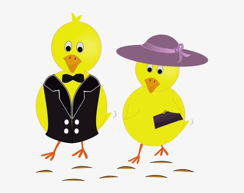 Easter Sunday Chicks Png Images 600 X - Vector Con Gà Con, transparent png download