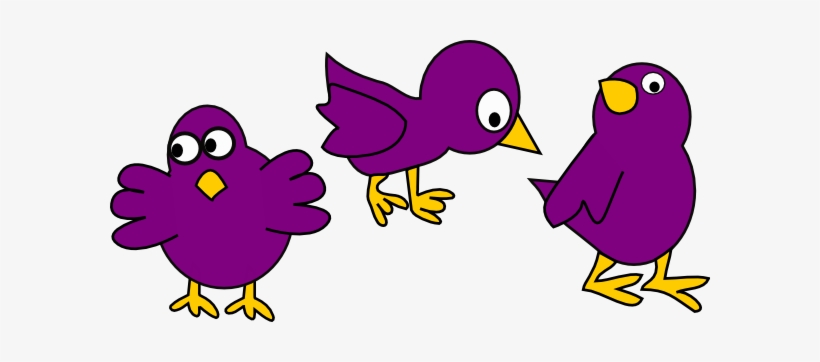 Little Purple Chicks With No Mom Clip Art - Chick Purple, transparent png download
