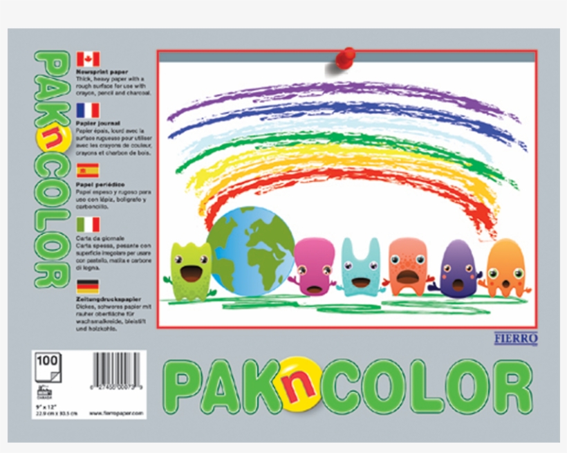 Fierro™ Pak N Color™ Construction Paper - Graphic Design, transparent png download