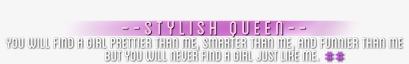 Girl Text Png With Purple Lines - Portable Network Graphics, transparent png download
