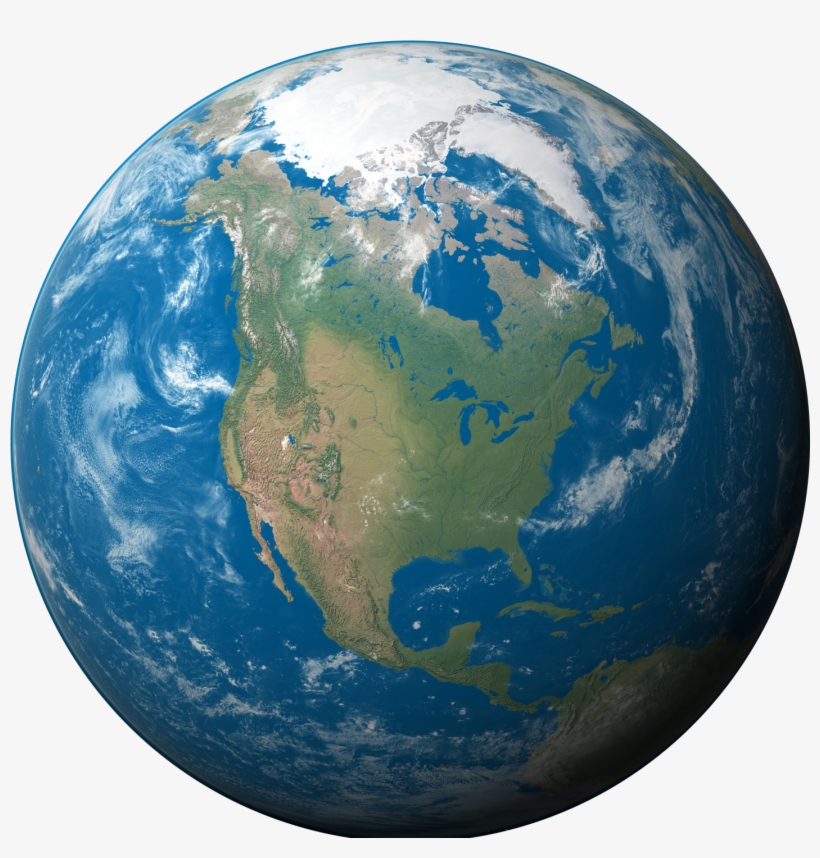 Globe Png Satellite View - Blackberry Key2, transparent png download