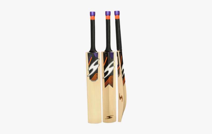 Ss Single S Orange Color English Willow Cricket Bat - Cricket Bat, transparent png download