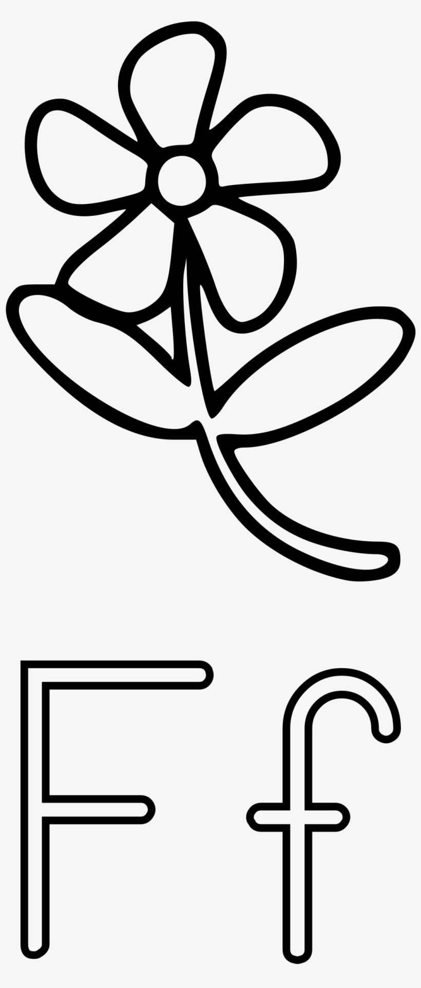 This Free Icons Png Design Of F Is For Flower, transparent png download