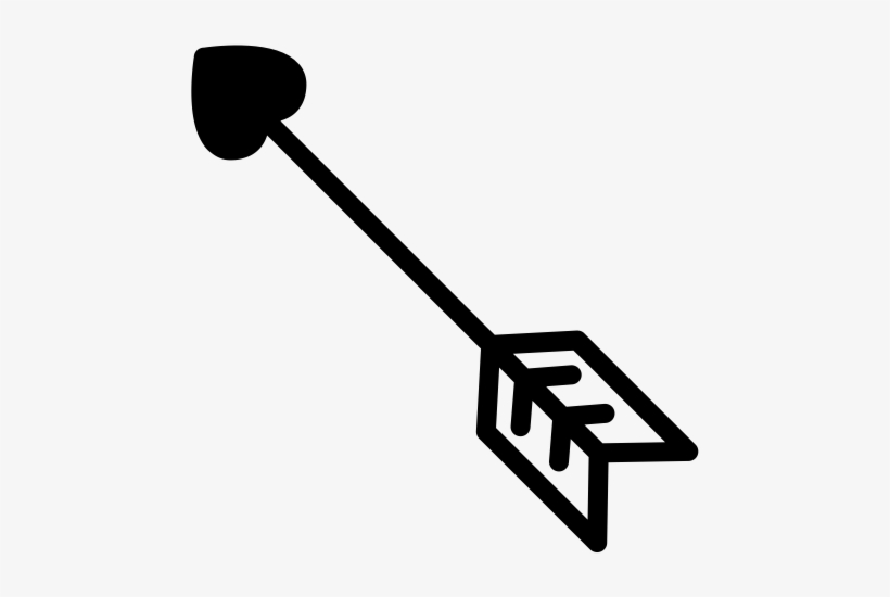 Love Arrow Rubber Stamp - Cutline Craft Crossed Arrows Jewel Jewellery Letter, transparent png download