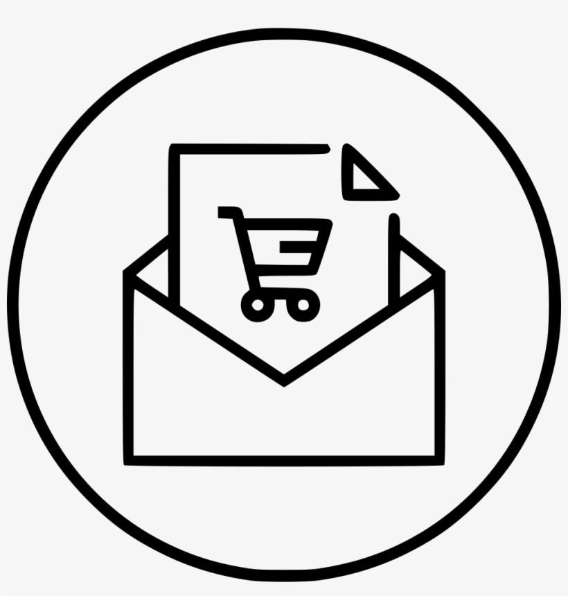 Email Shop Shopping Online Message Offer Comments - Vector Letter Envelope, transparent png download