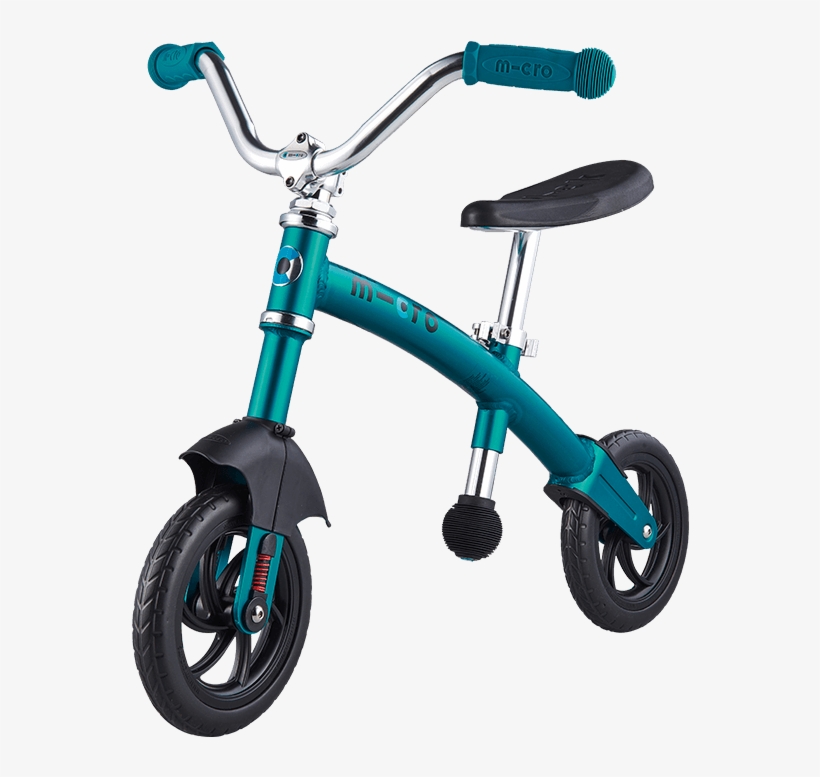 Micro G-bike Chopper Deluxe Aqua - Micro G-bike Chopper Balance Bike, transparent png download
