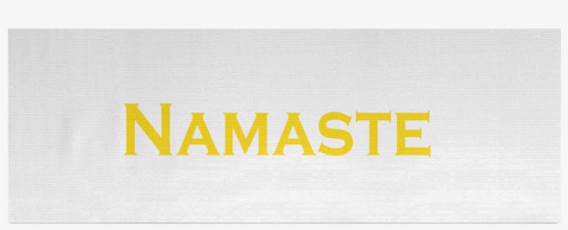 Yoga Mat - Namaste Yellow - Bernards Furniture, transparent png download