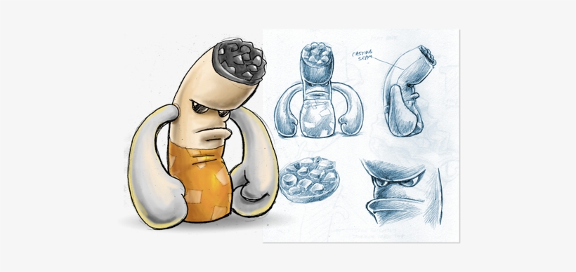 Cigarette Wrigley S Gum Characters Transparent Png 518x314 Free Download On Nicepng