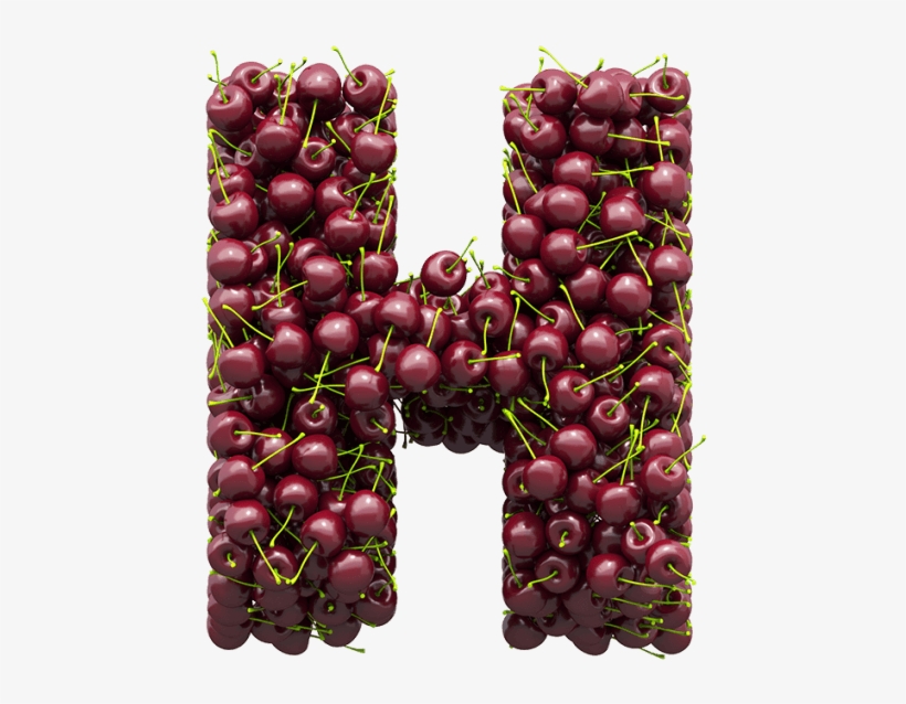 Cherry Bomb From Fruit Typography Garden - Seedless Fruit, transparent png download