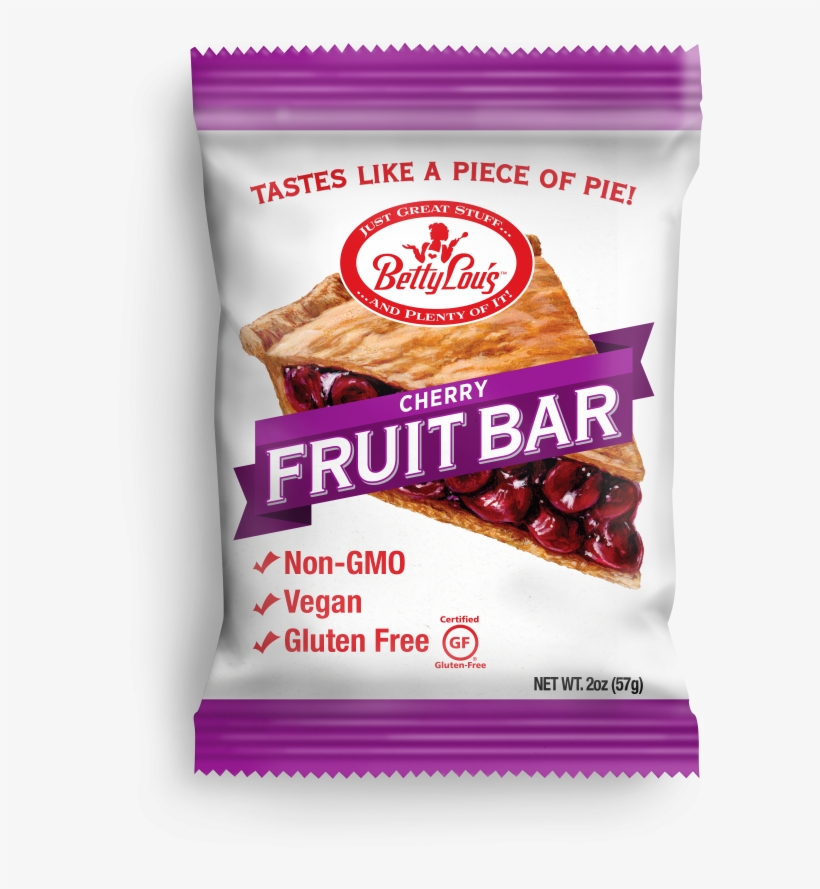 Betty Lou's - Fruit Bars Gluten-free Cherry - 2 Oz., transparent png download