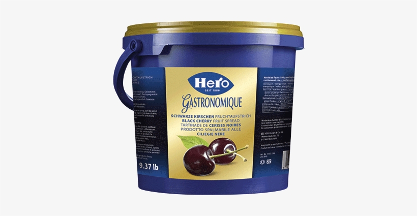Black Cherry - Hero- Jams And Preserves-imported Hero Blackberry Jam, transparent png download