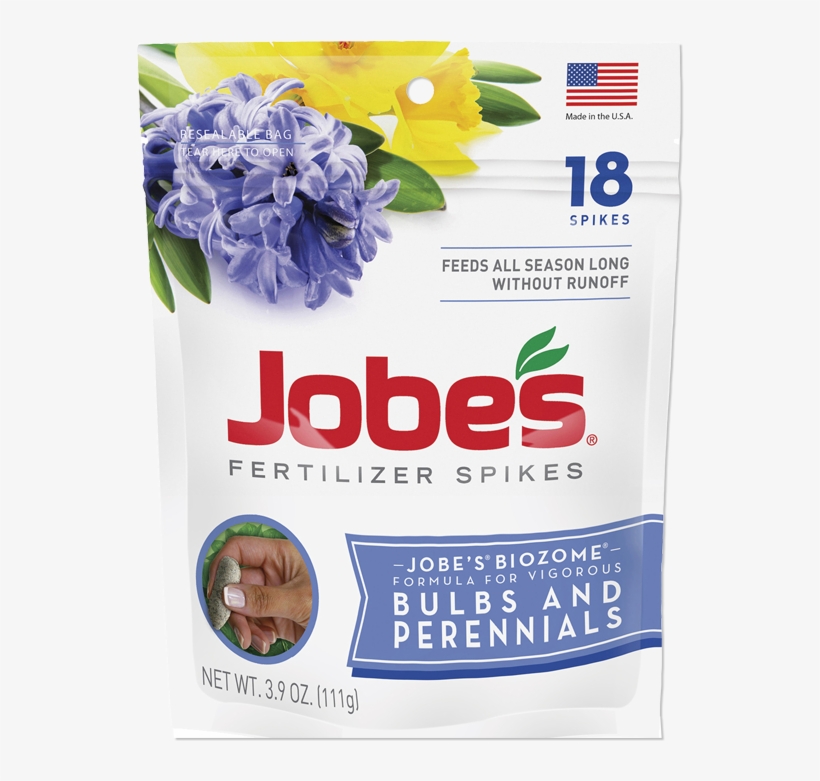 Jobe's Bulb & Perennial Fertilizer Spikes - Jobe’s Fertilizer Spikes For Bulbs And Perennials 9-12-6, transparent png download